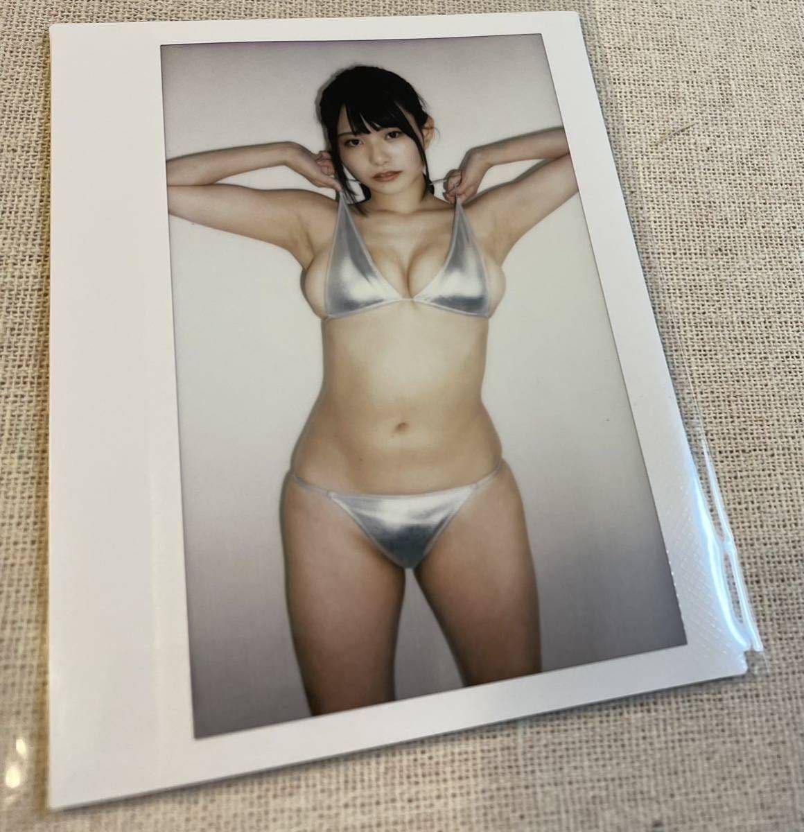 桜井木穂 シルバー ビキニ ワイドチェキ 未使用】桜井木穂 HIT'S Vol.2 水着ワイドオフショットチェキ