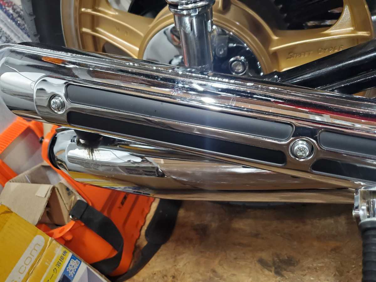 cb750 マフラープロテクター(梨地) cb750 マフラープロテクター(梨地)