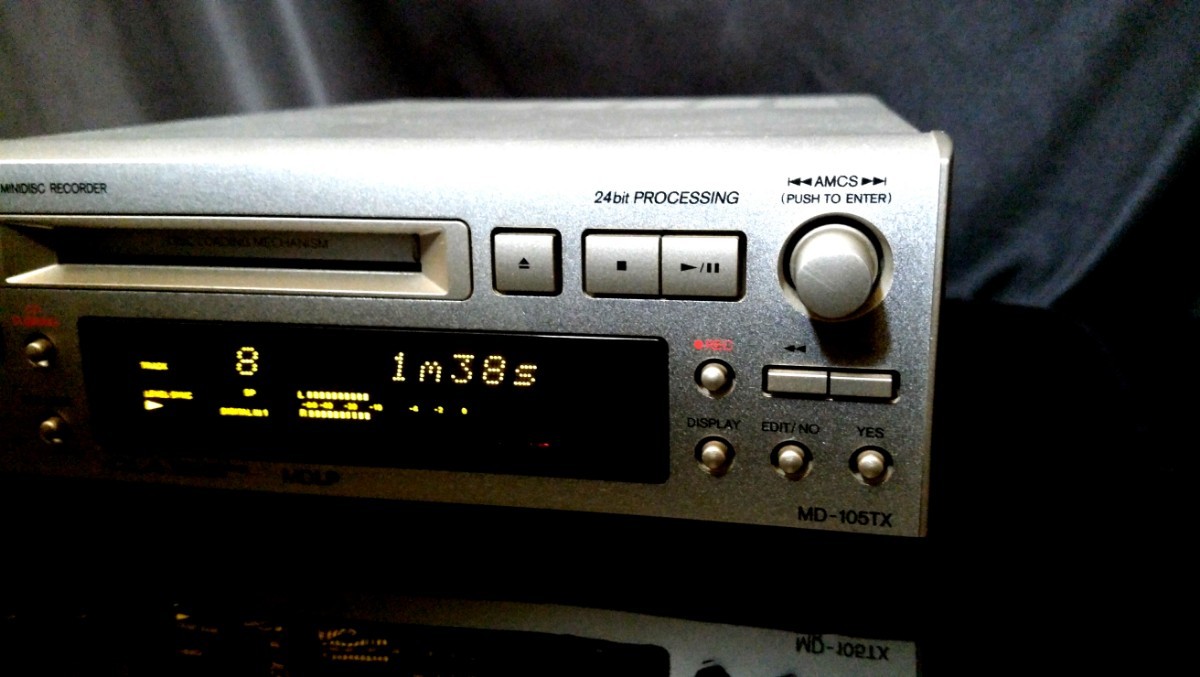 ONKYO オンキョー MD-105TX MDレコーダー 中古動作確認済