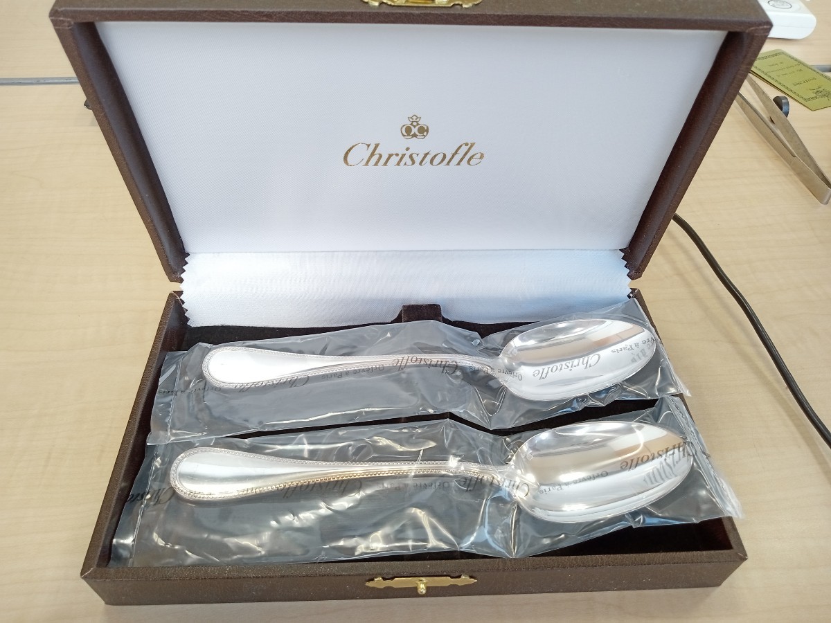 Christofle 市川猿之助 アイススプーン Christofle 市川猿之助アイス