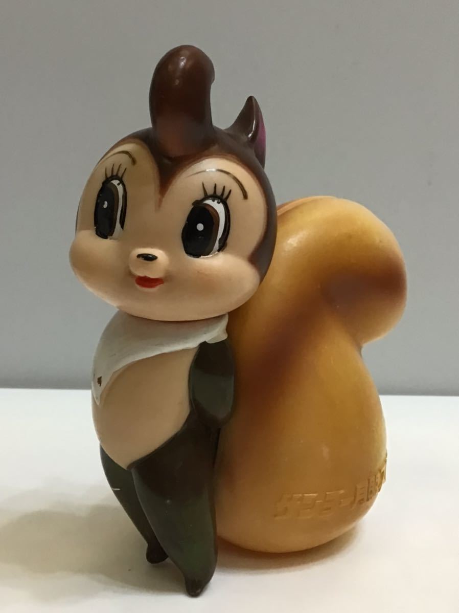 昭和レトロ★サンヨー月販ストア ★ リス★ ソフビ 貯金箱 昭和レトロ☆サンヨー月販ストア ☆ リス☆ ソフビ 貯金箱