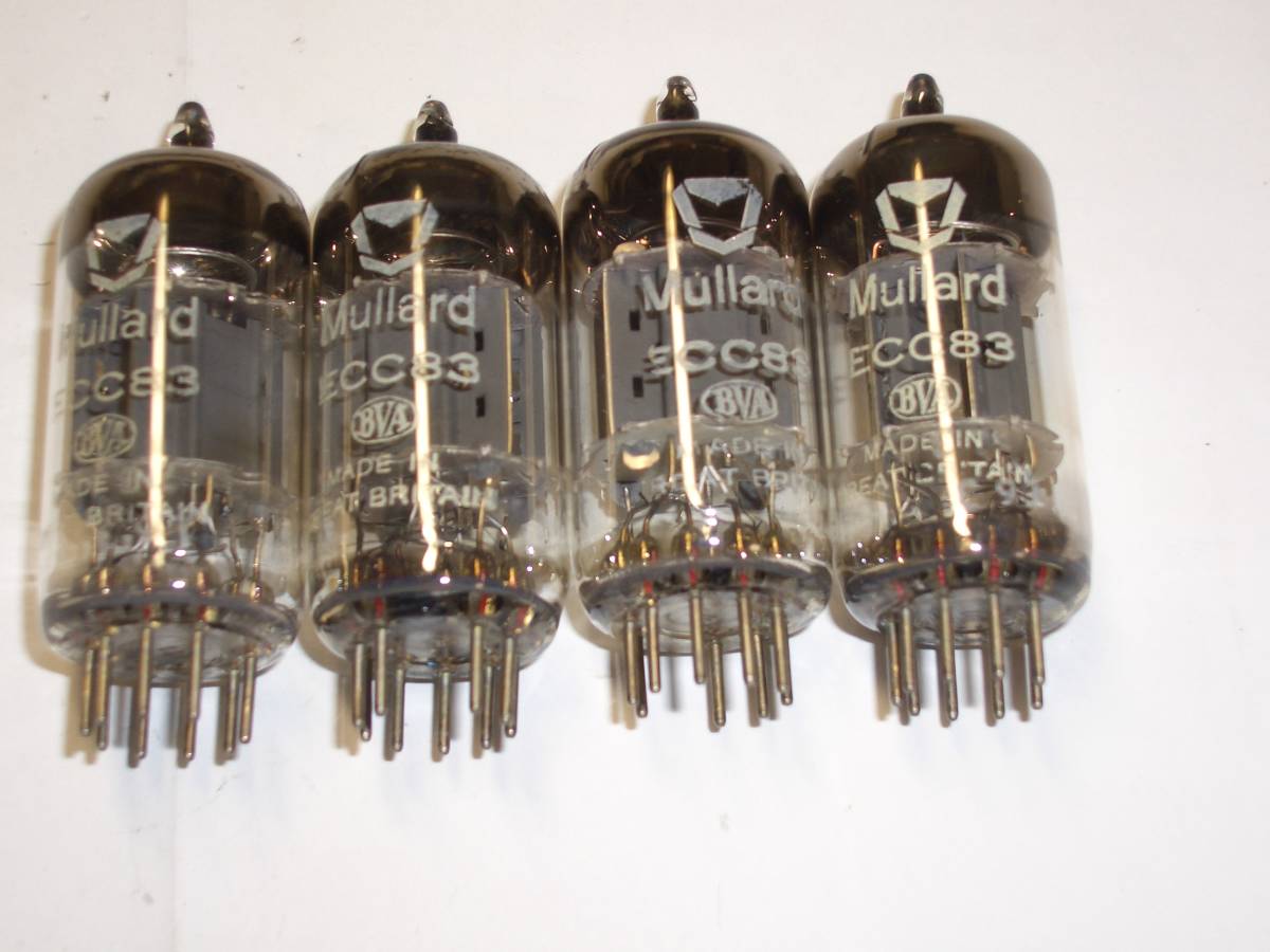 真空管 ECC83 MULLARD 4本 【公式通販】