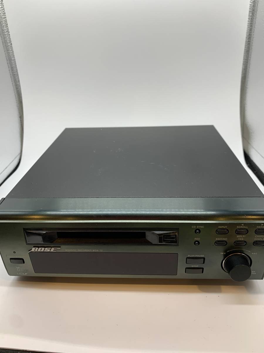 BOSE ボーズ MDA-8 MDレコーダー MDデッキ。動作品。 BOSE MDA-12 MDデッキ BOSE RA-8 MDA-12 ボーズ レシーバー MDデッキ