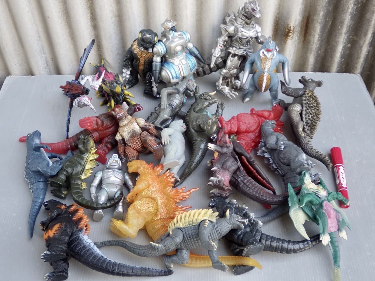 ゴジラソフビまとめ売り