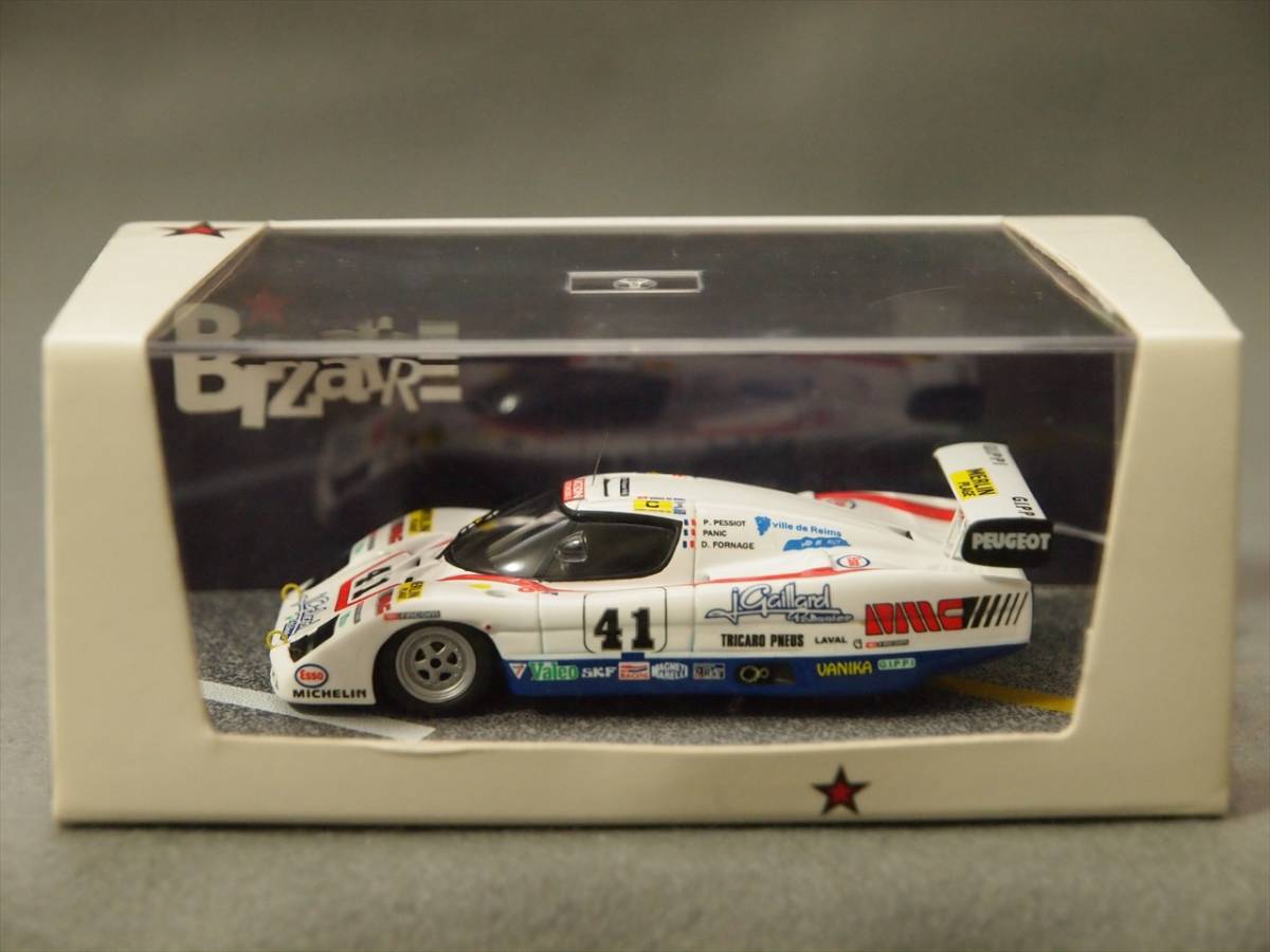 Miniature WM P85 Peugeot Le Mans 1985 #42 - Bizarre 1/43 BZ382 - Boîte Jamais Ouverte