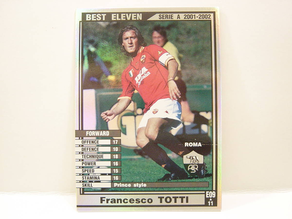 sB699o [希少] PANINI 2002 FIFA WORLD CUP フランチェスコ・トッティ