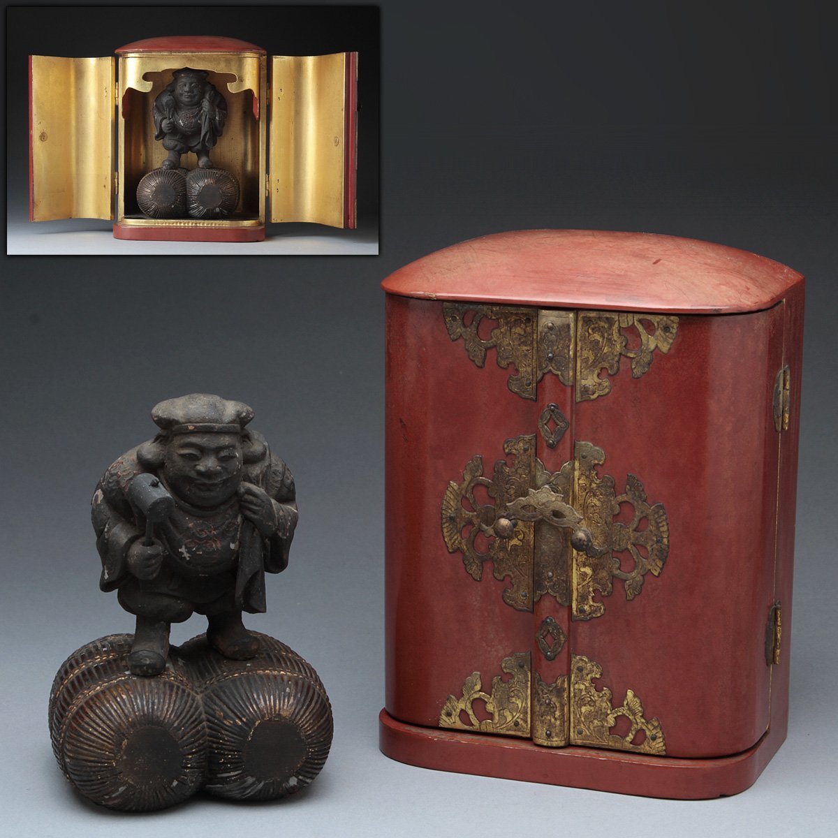 高さ18cm】水晶 裸弁天 木彫 美術 弁天 弁才天 弁財天 女性像 裸婦