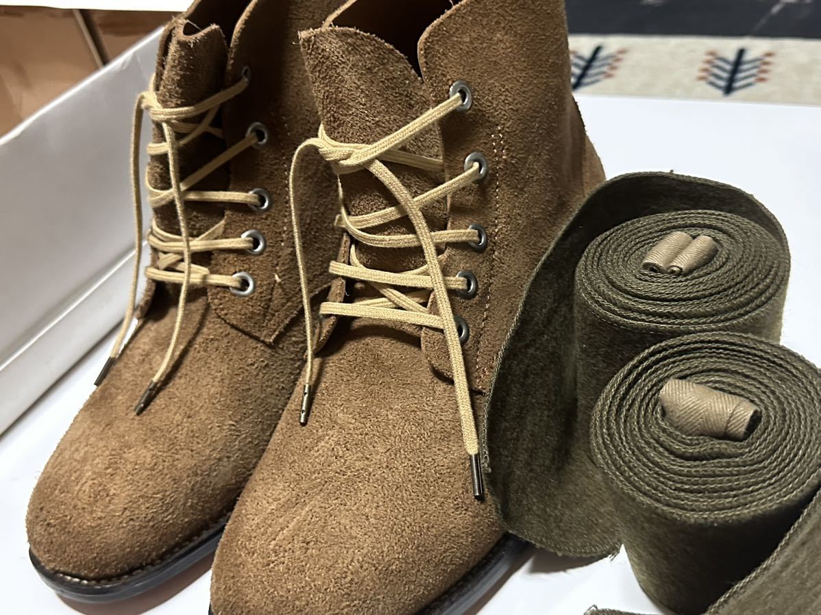 目立った傷や汚れなし】昭五式編上靴 ( 昭5式編上靴 ) 27cm 中田商店製
