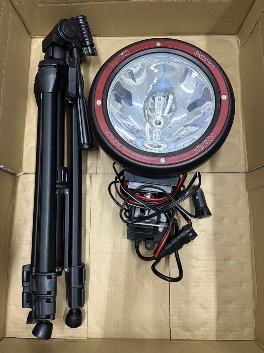 灯火採集 ライトトラップ HID 100w仕様 紫外線放出加工済 灯火採集用 HID7インチ 105W程度 紫外線強化バルブライトトラップ