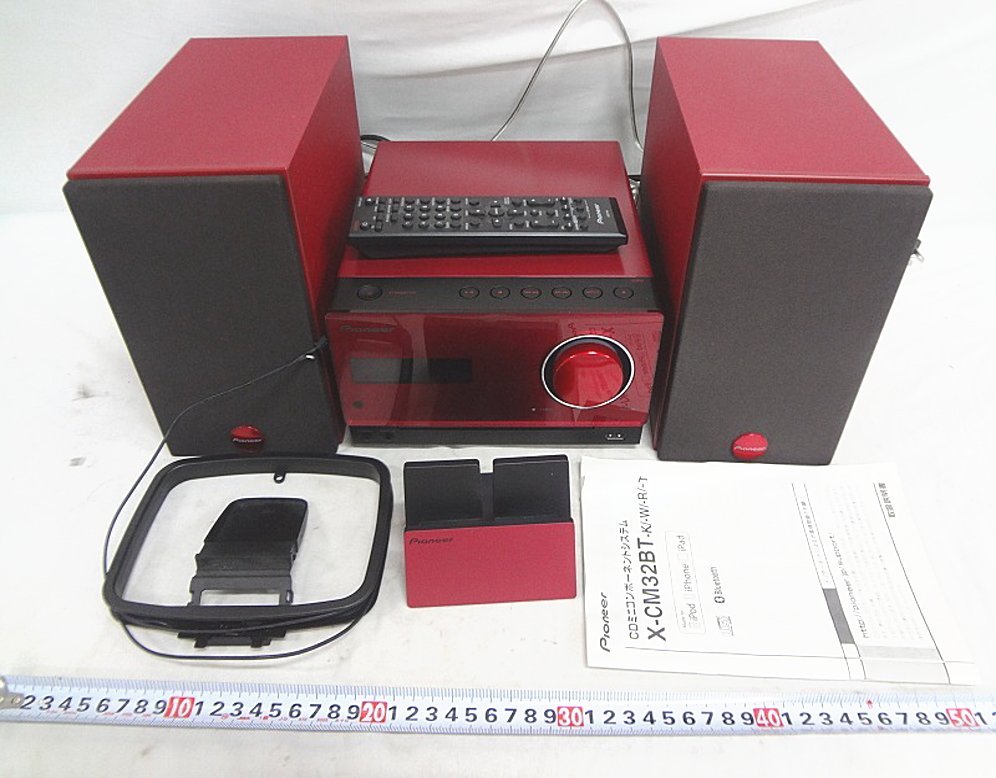 【傷や汚れあり】Kとや0411 パイオニア/Pioneer XCM32BT CDミニコンポーネントシステム Bluetooth ラジオ