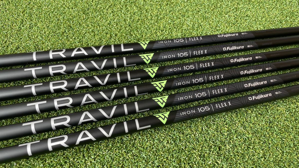 ⑮フジクラ トラヴィル TRAVIL 105S 5番～PW用6本セット 目立った傷や