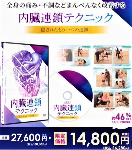 南一夫　南式内臓連鎖テクニック 未使用】南一夫の南式内臓連鎖テクニック＋購入者限定 南式内臓連鎖