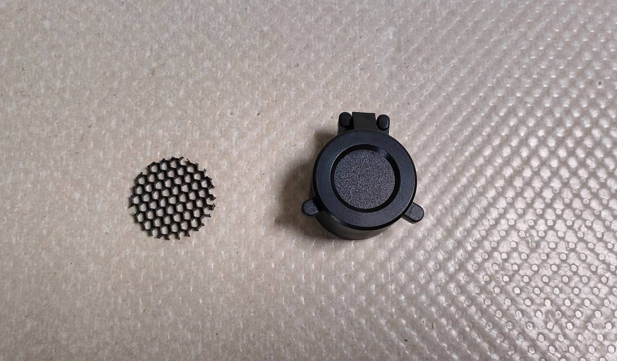 【未使用】直径30mm スコープキャップ&キルフラッシュセット レンズ保護スコープカバーサンシェードスコープシールドレンズカバーフリップ