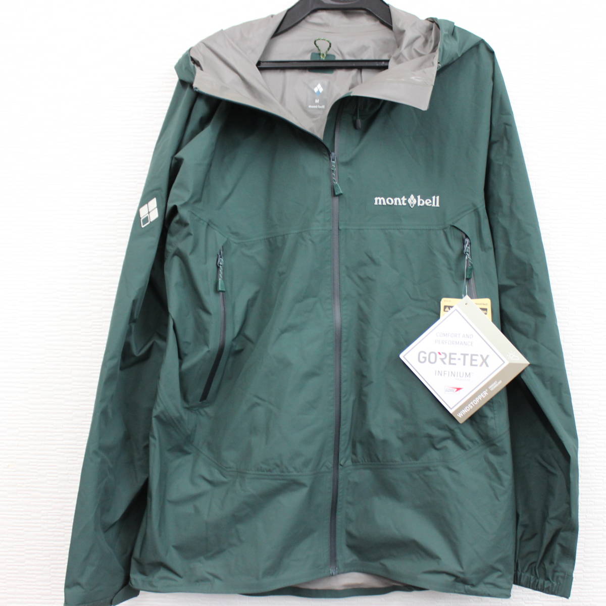 未使用】○15【モンベル/M/ダークグリーン】未使用タグ付定価17,600円 