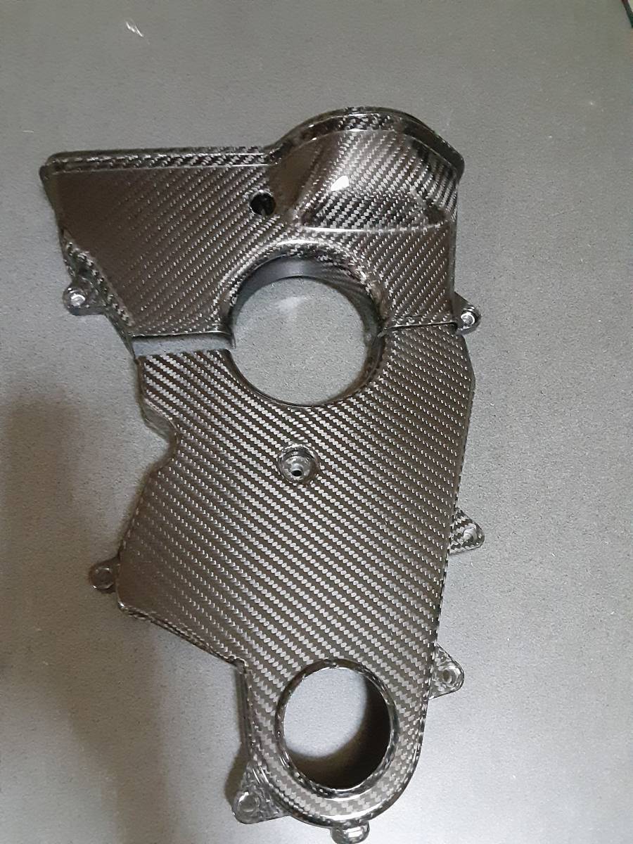 【未使用】スープラ アリスト JZS161 JZA80 2JZ GTE VVTI RUSTER ドライカーボン タイミングベルト カバー