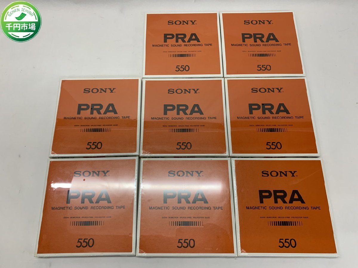 【未使用】【N2-0677】未開封 未使用 SONY PRA-7-550 オープンテープ AUDIO OPEN TAPE MAGNETIC ...