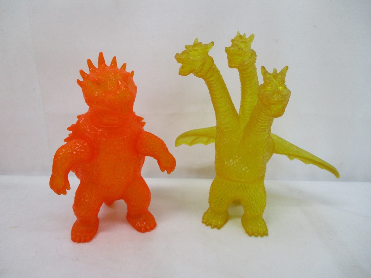 ベアモデルオール怪獣コレクション逆襲ゴジラ&アンギラスソフビセット