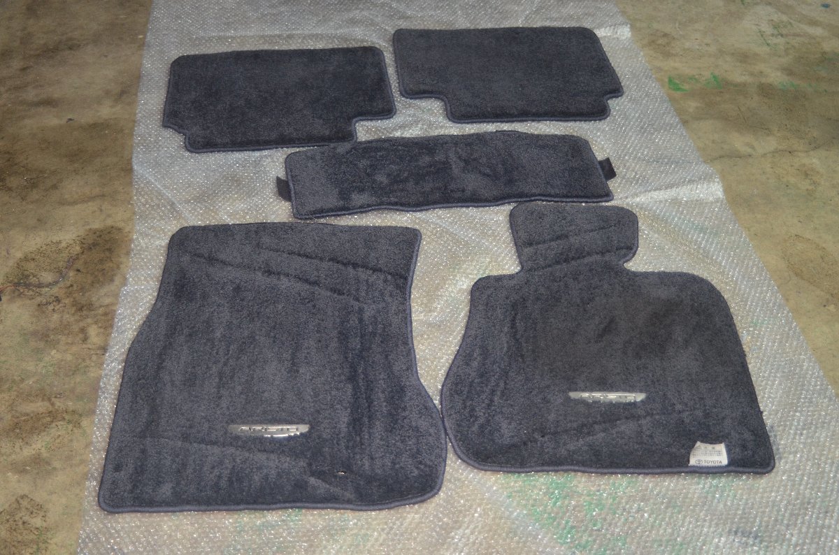 【やや傷や汚れあり】Toyota ARISTO トヨタ アリスト ZS160 JZS161 純正 フロアマット フルセットの落札情報詳細