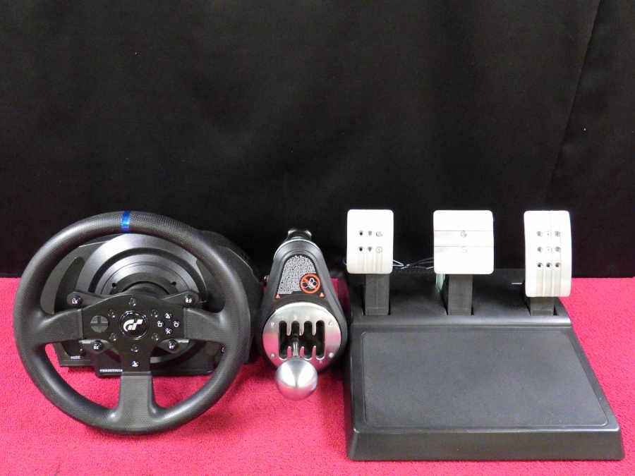 ジャンク）Thrustmaster T300 RSペダルシフター付き