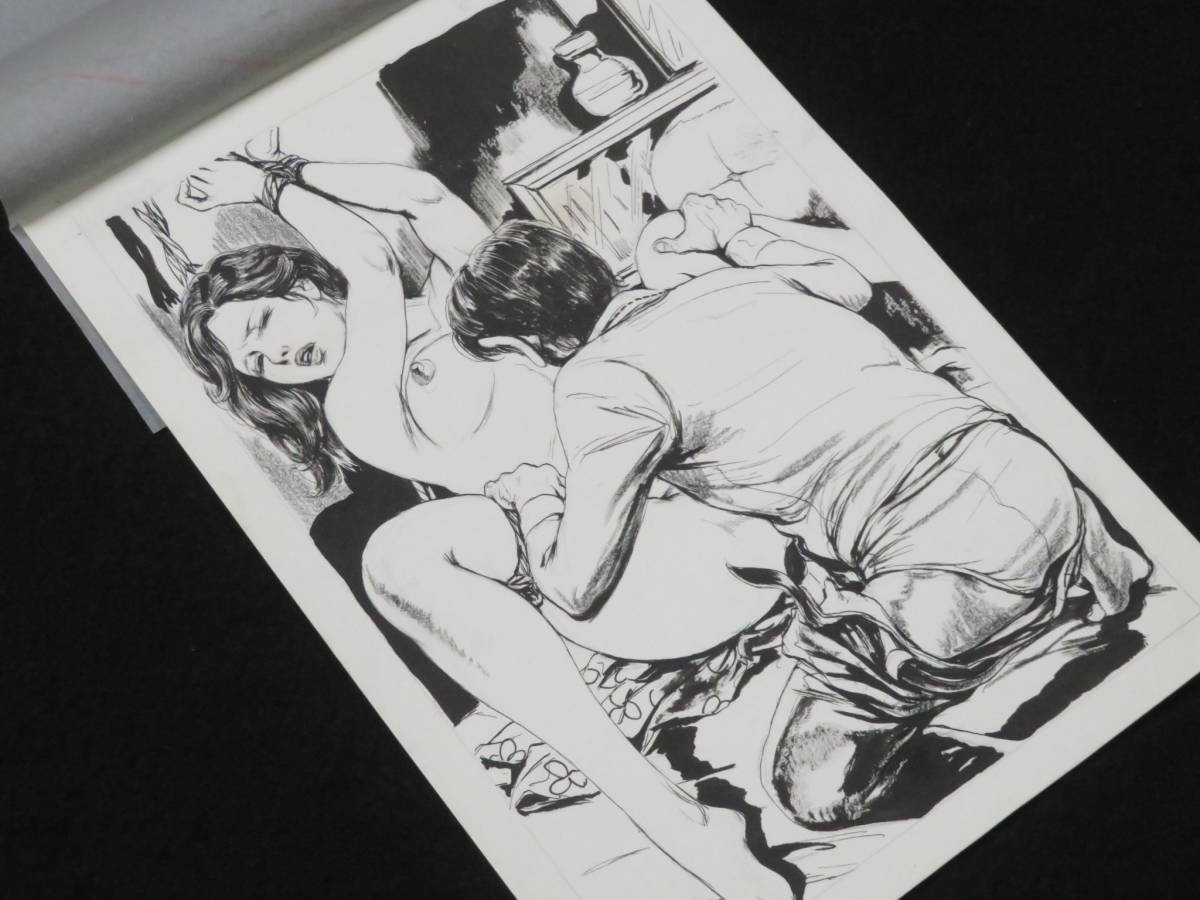 挿絵　緊縛 やや傷や汚れあり】SM雑誌 緊縛原画(D)◇開脚 SMフェニックス 挿絵 肉筆画◇責め絵 官能劇画  検)ヌード小妻要笠間しろう伊藤晴雨ケン月影前田寿安山崎無平の落札情報詳細 - Yahoo!オークション落札価格検索 オークフリー