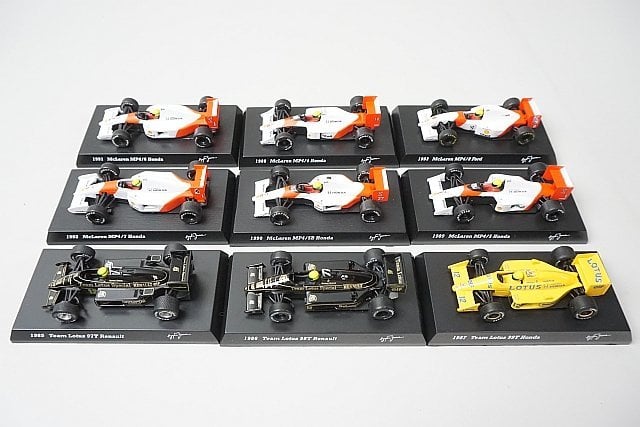 京商1/64 F1アイルトン・セナ 9台セット