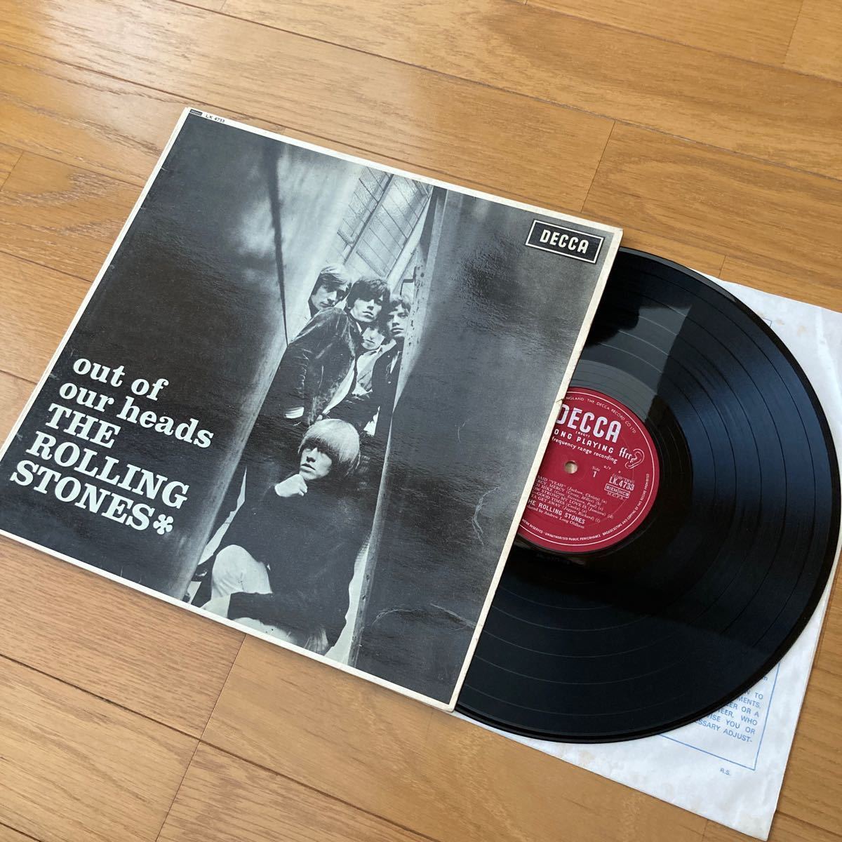 【やや傷や汚れあり】Rolling Stones Out Of Our Heads 英国オリジナルモノラル盤 アウトオブアワヘッズ ローリング