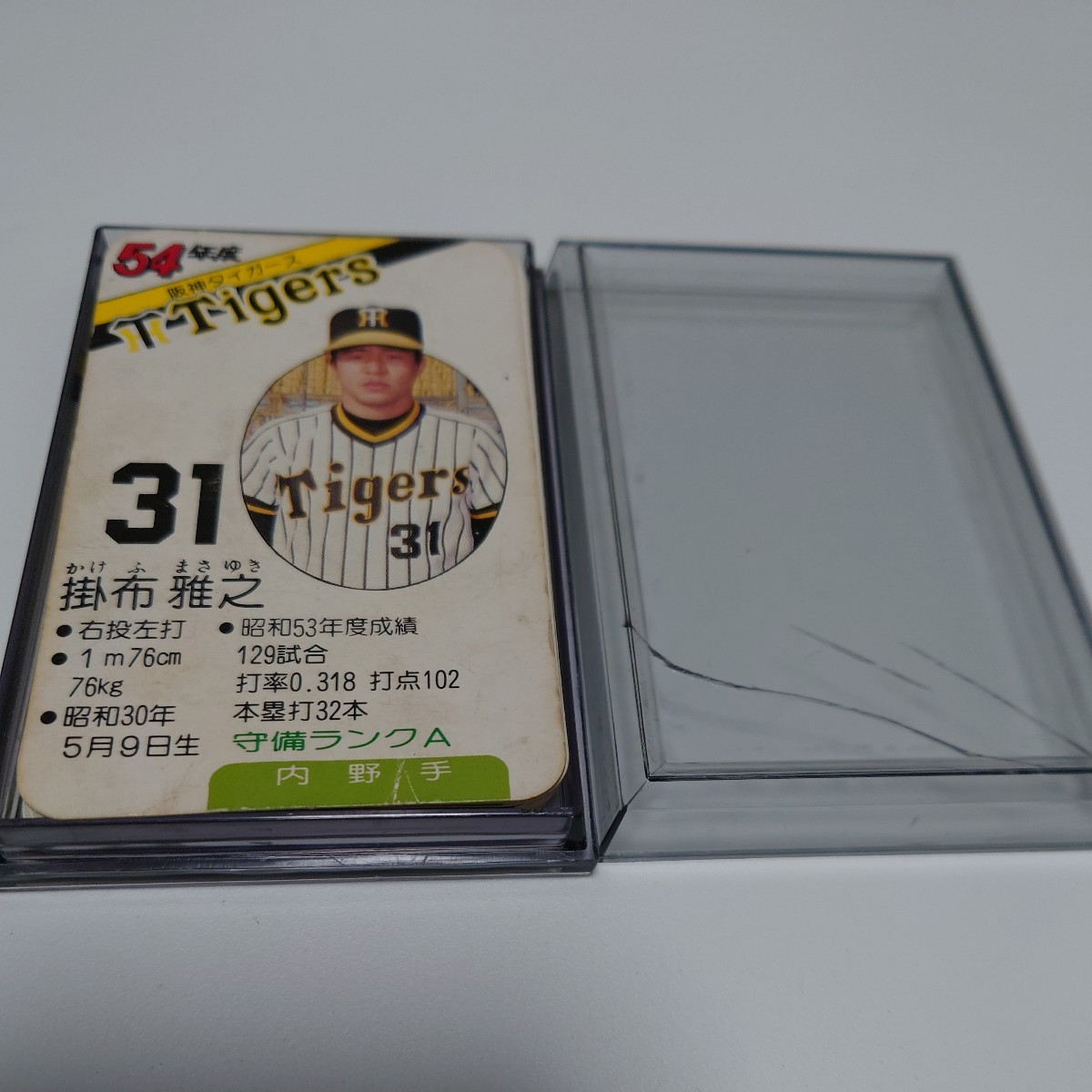 やや傷や汚れあり】タカラ プロ野球カードゲーム 昭和54年度 阪神 