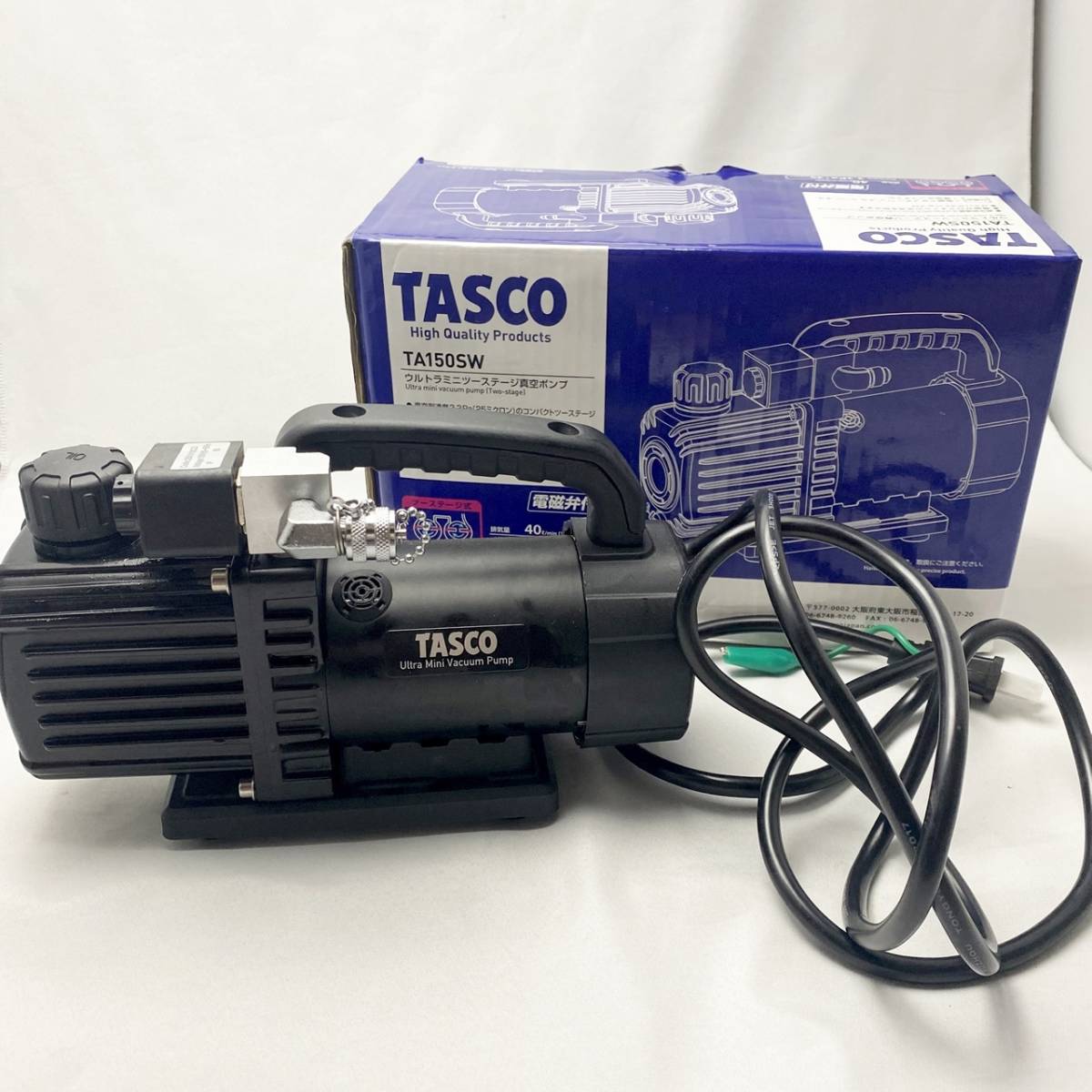TASCO タスコ TA150SV/TA150SW 真空ポンプ 150W TASCO タスコ TA150SV
