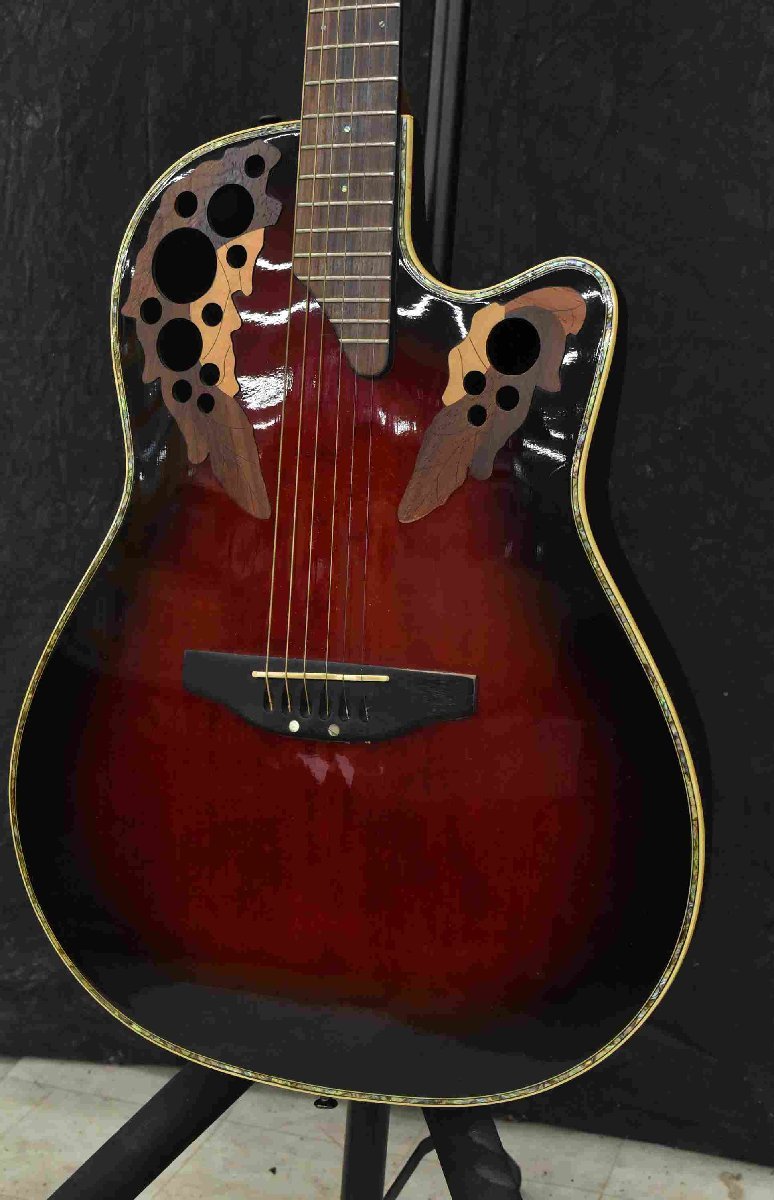 【動作良好・希少品】OVATION CU257-RRB pinnacle Ovation オベーション pinnacle cu257（やや傷や汚れあり】F