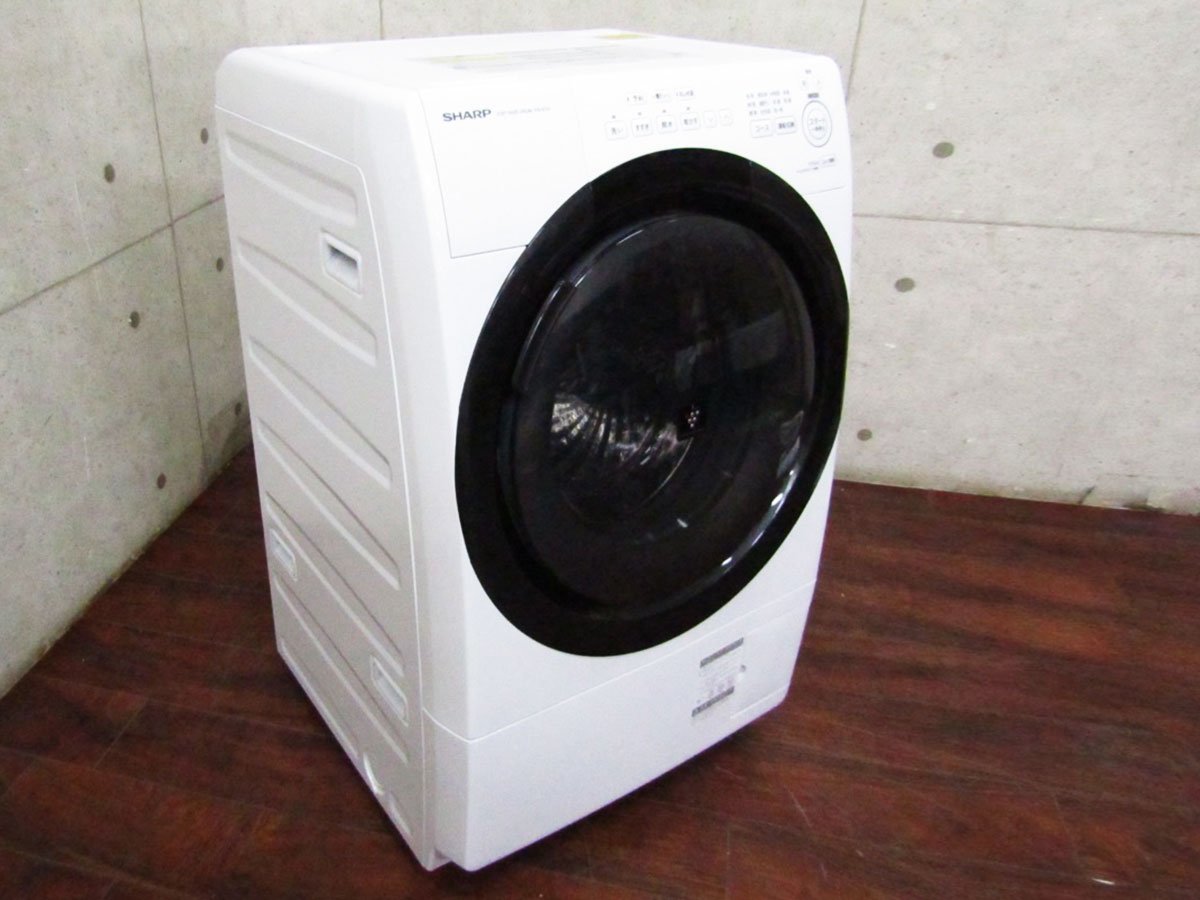 SHARP ES-S7F-WL WHITE 22年製 ドラム式洗濯機