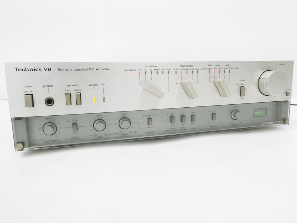 Technics V9 ステレオインテグレーテッドDCアンプ Technics V9 ステレオインテグレーテッドDCアンプ TECHNICS SU-V9