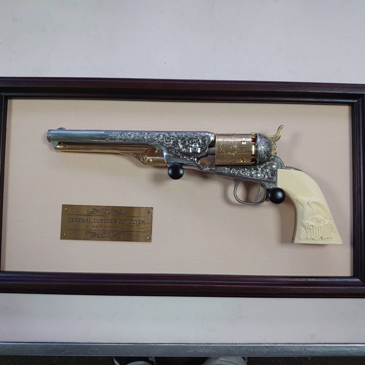 フランクリンミント　カスター将軍のリボルバー 44リボルバー ゲーム・おもちゃ・グッズ フランクリンミント