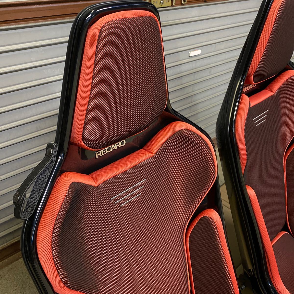 目立った傷や汚れなし】極上2脚セット RECARO RCS ブラックシェル 