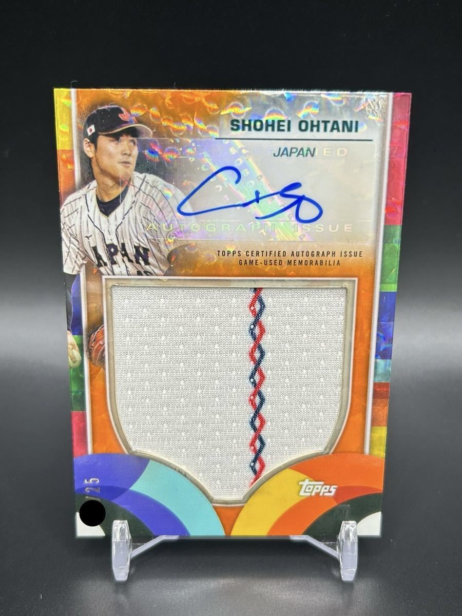 目立った傷や汚れなし】【25枚限定】大谷翔平 topps world baseball