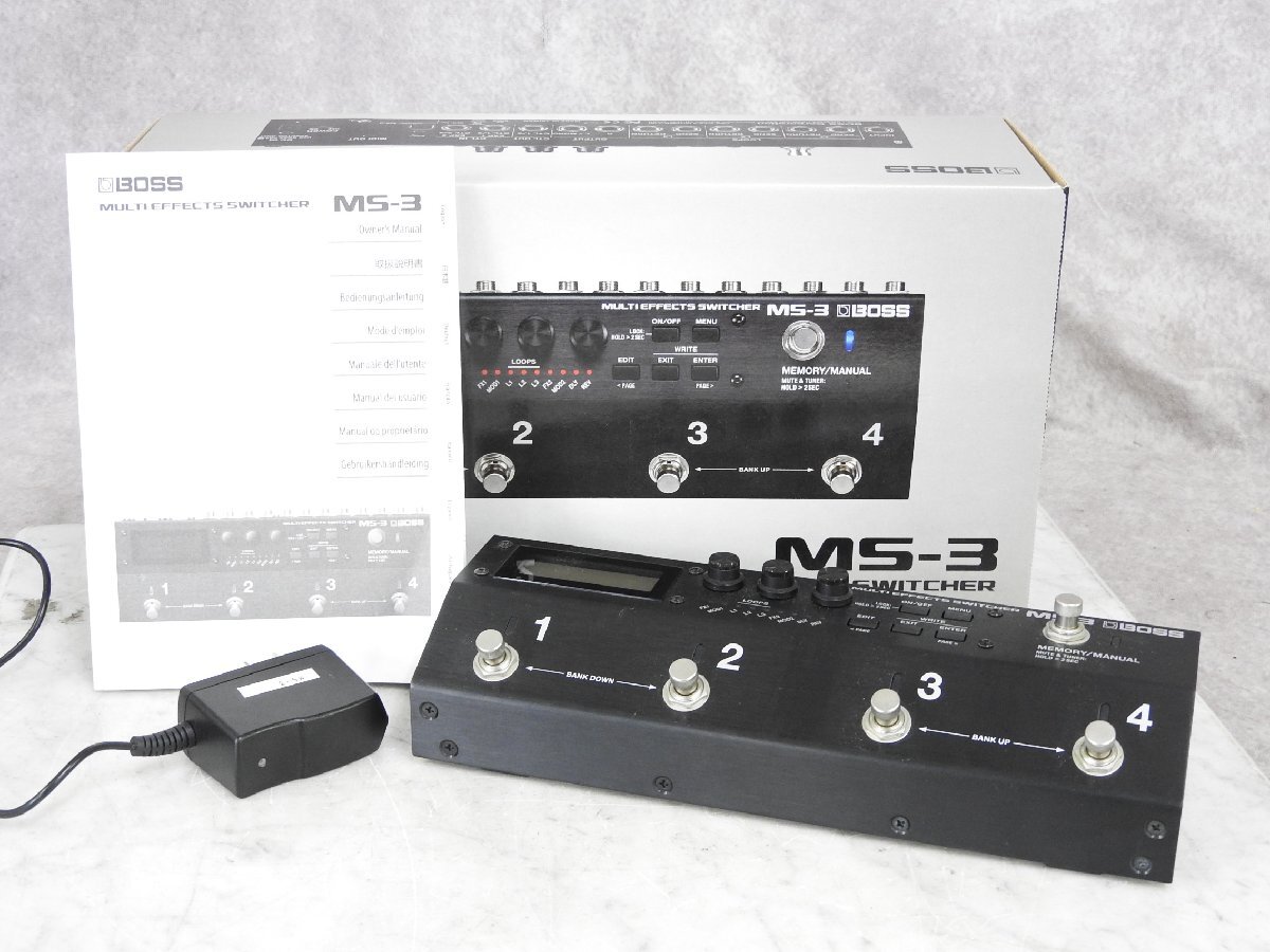 BOSS MS-3 スイッチャー マルチエフェクター 箱・取説付き