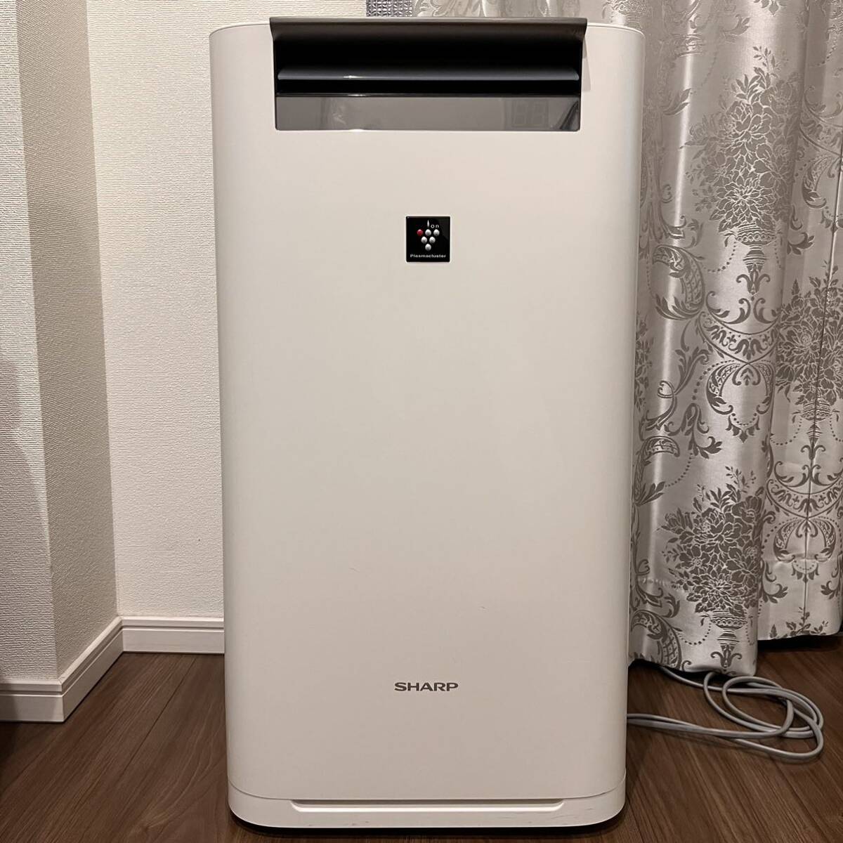 SHARP シャープ せまかっ 加湿空気清浄機 KI-LX75-W ホワイト 家電  