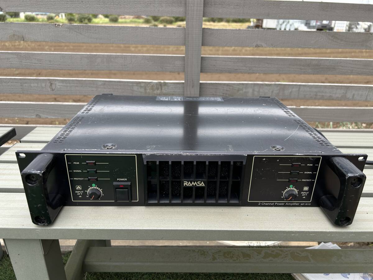 Panasonic『RAMSA WP-9110』パワーアンプ高品質PA業務用最適 【公式