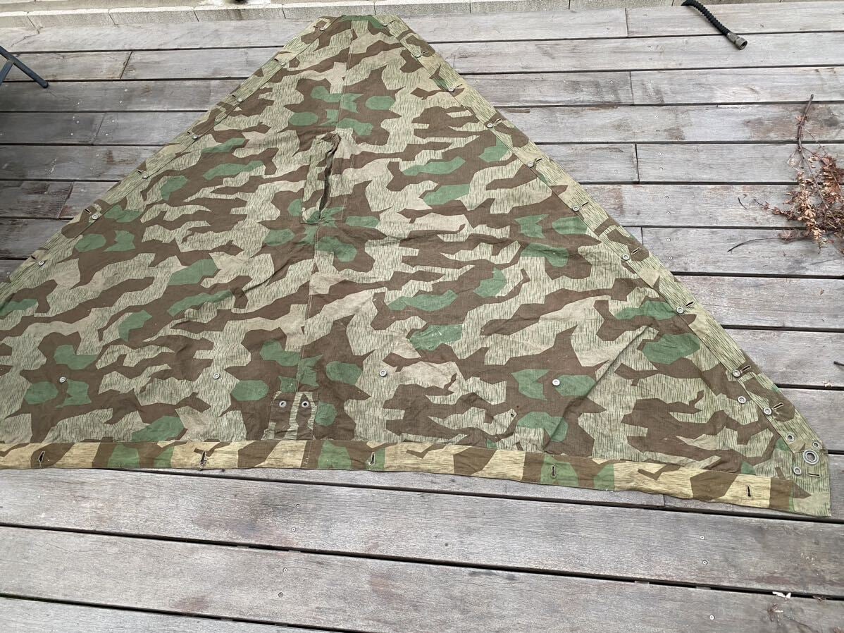 WW2ドイツ軍オークリーフ迷彩ポンチョレプリカドイツ製！