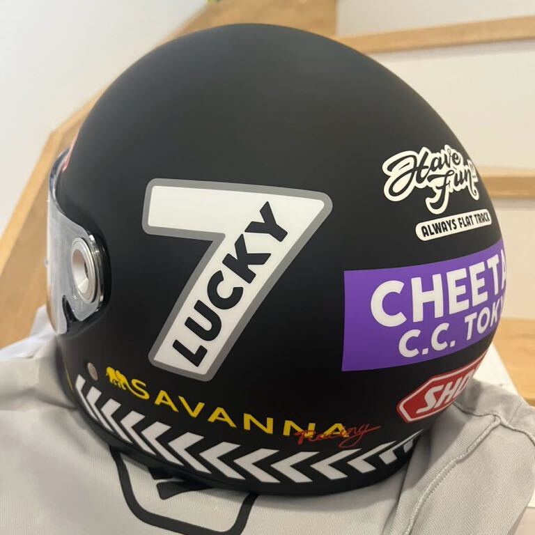 SHOEI GLAMSTER チーターカスタムサイクルズ TC-2 M 数量限定