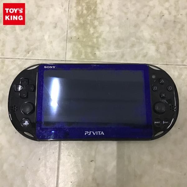 1円〜 動作確認/初期化済 箱無 PSVITA PCH-2000 ブラック PCH-2000