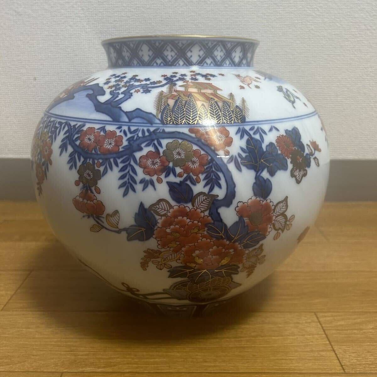 九谷竹隆 花瓶 壺 フラワーベース 金彩 花絵 九谷竹隆 花瓶 壺 フラワーベース 金彩 花絵 2025年最新】九谷 竹隆の