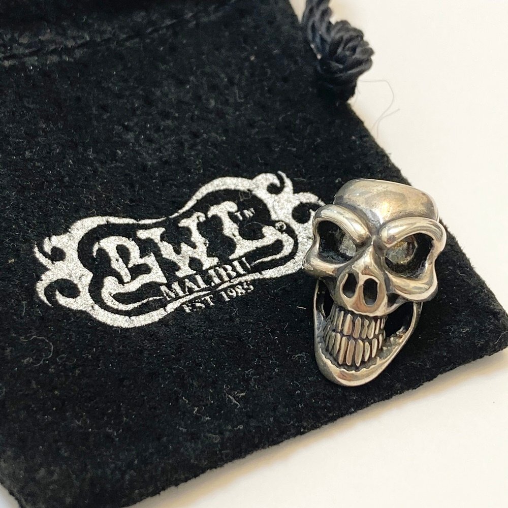 ビルウォールレザー 2個 スカル ビーズ Bill Wall Leather ビル
