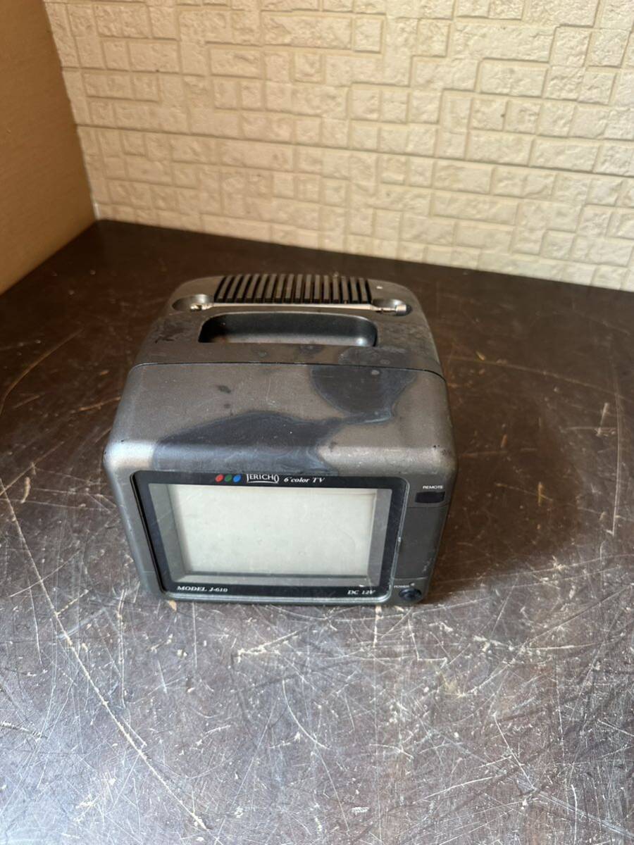 傷や汚れあり】ミニテレビ JERICHO MODEL J-610 コンパクト型 6インチ