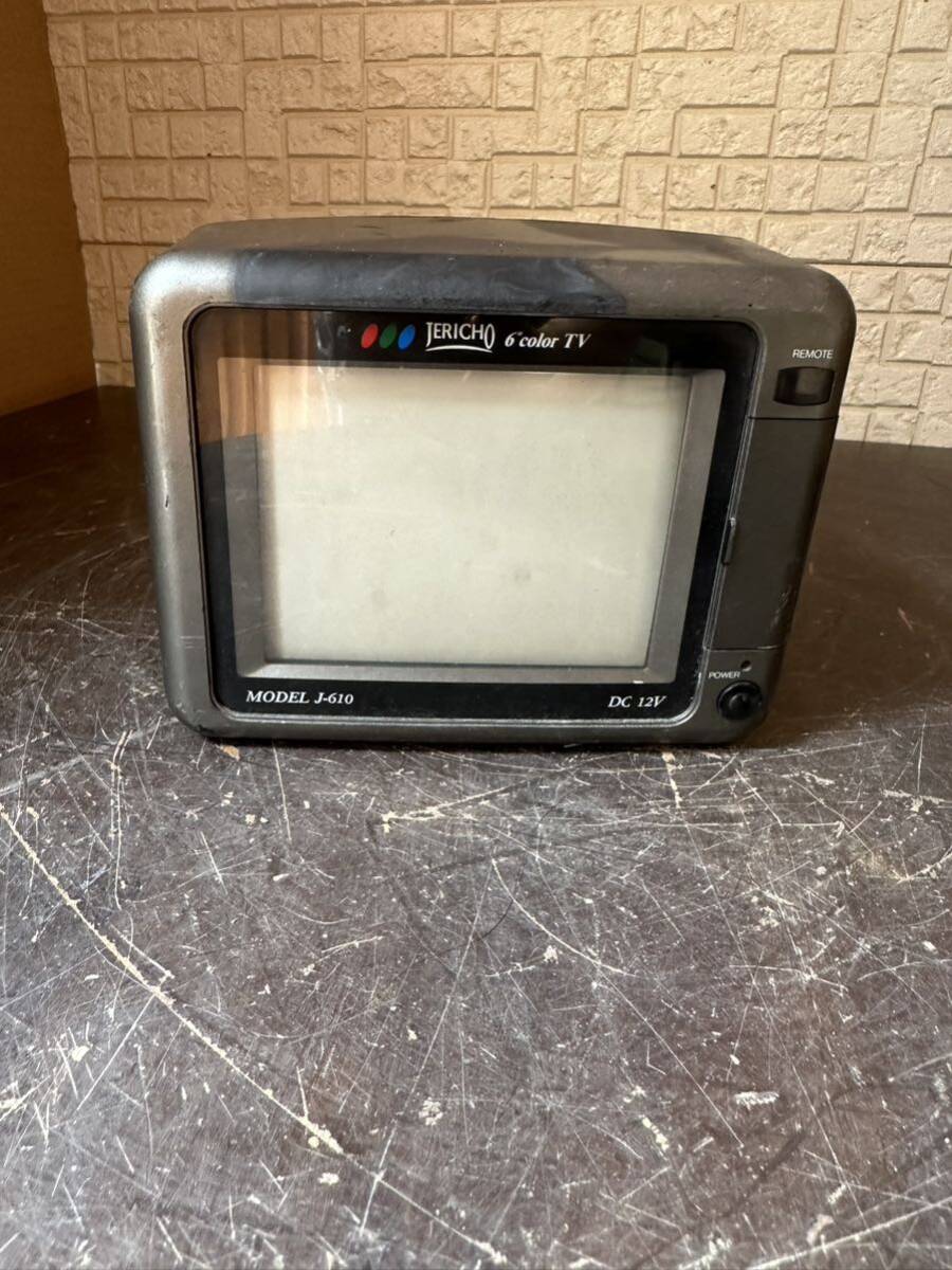 希少 JERICHO MODEL J-610 6インチ ブラウン管 カラーテレビ 【公式通販】 希少 JERICHO MODEL J-610 6インチ ブラウン管 カラーテレビ 【公式通販】