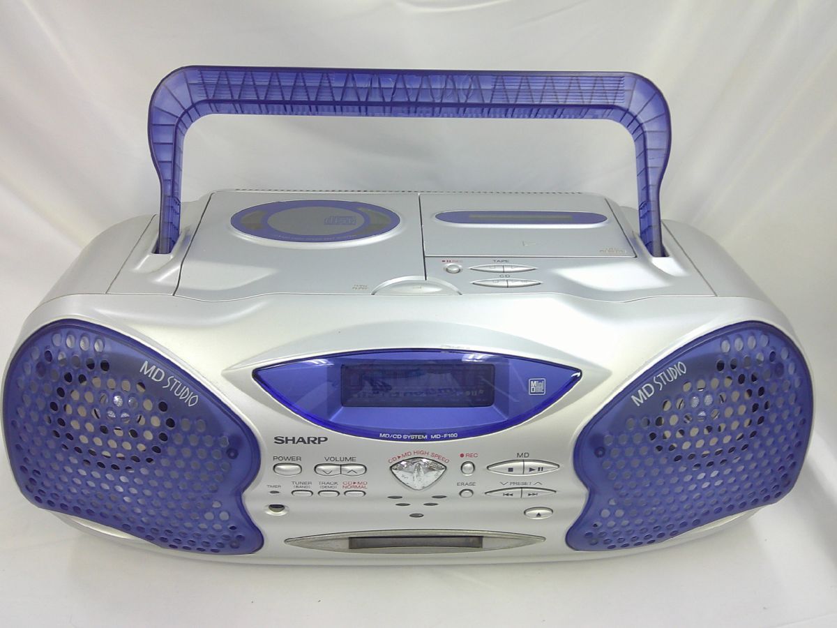 SHARP MD-F200 MD-STUDIO MD再生・CD・ラジオ コンポ