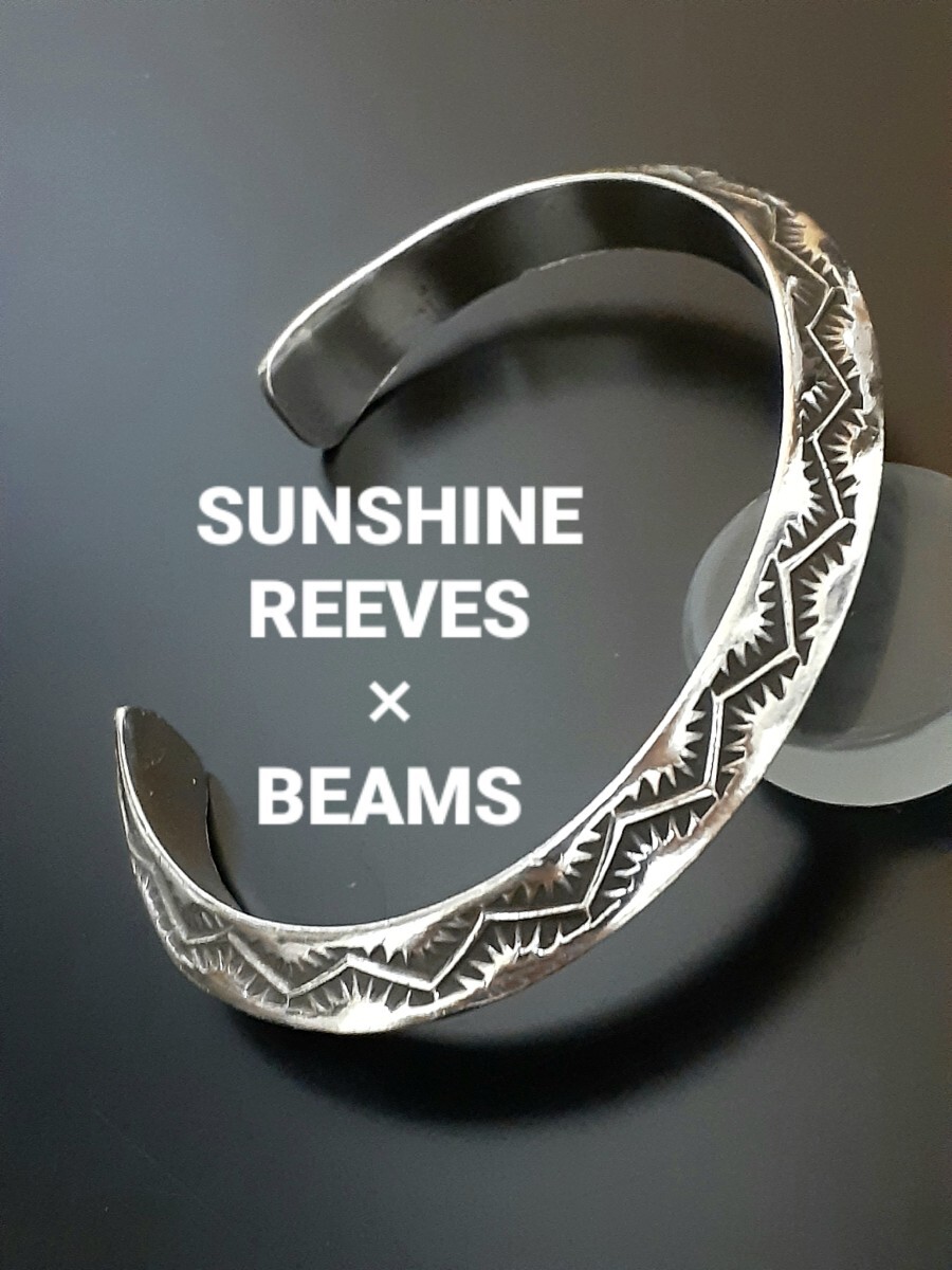 sunshine reeves バングル gary reeves ターコイズ　スタンプワーク　 Gary Reeves ゲイリーリーブス ゲーリー 4面 スタンプ ヘビーゲージ