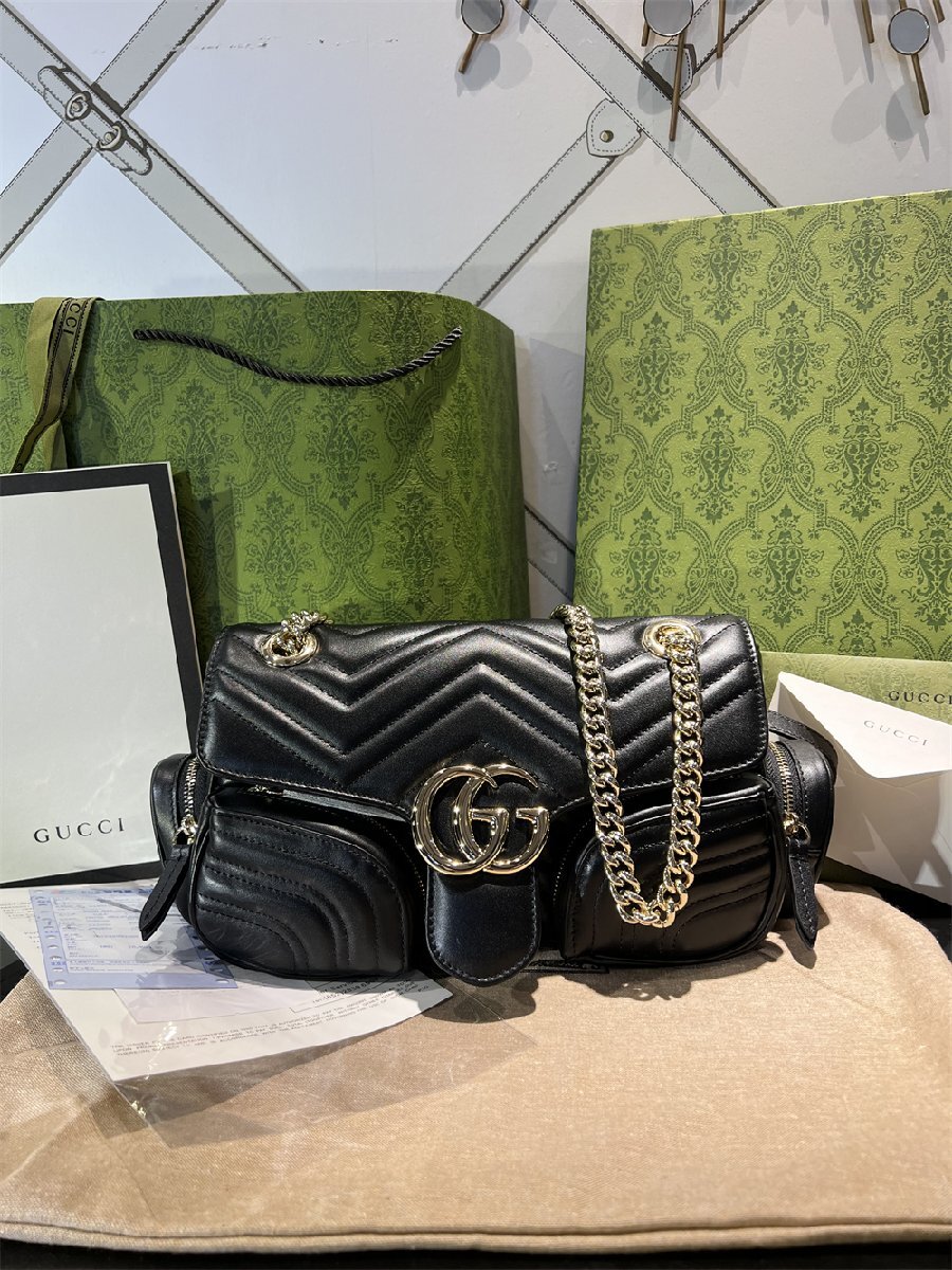 未使用】□定額57万□【新品同様】グッチ Gucci Marmont