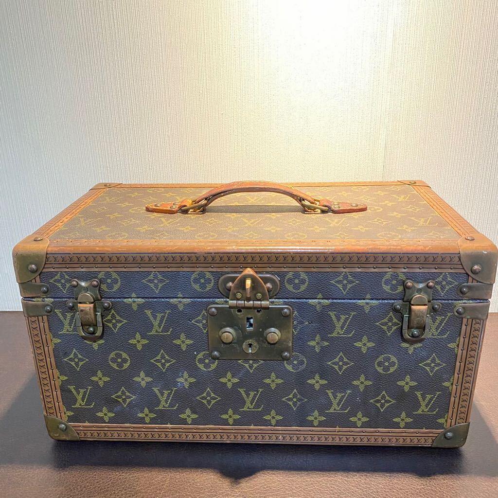 目立った傷や汚れなし】1円〜 6F LOUIS VUITTON メイクボックス ルイ