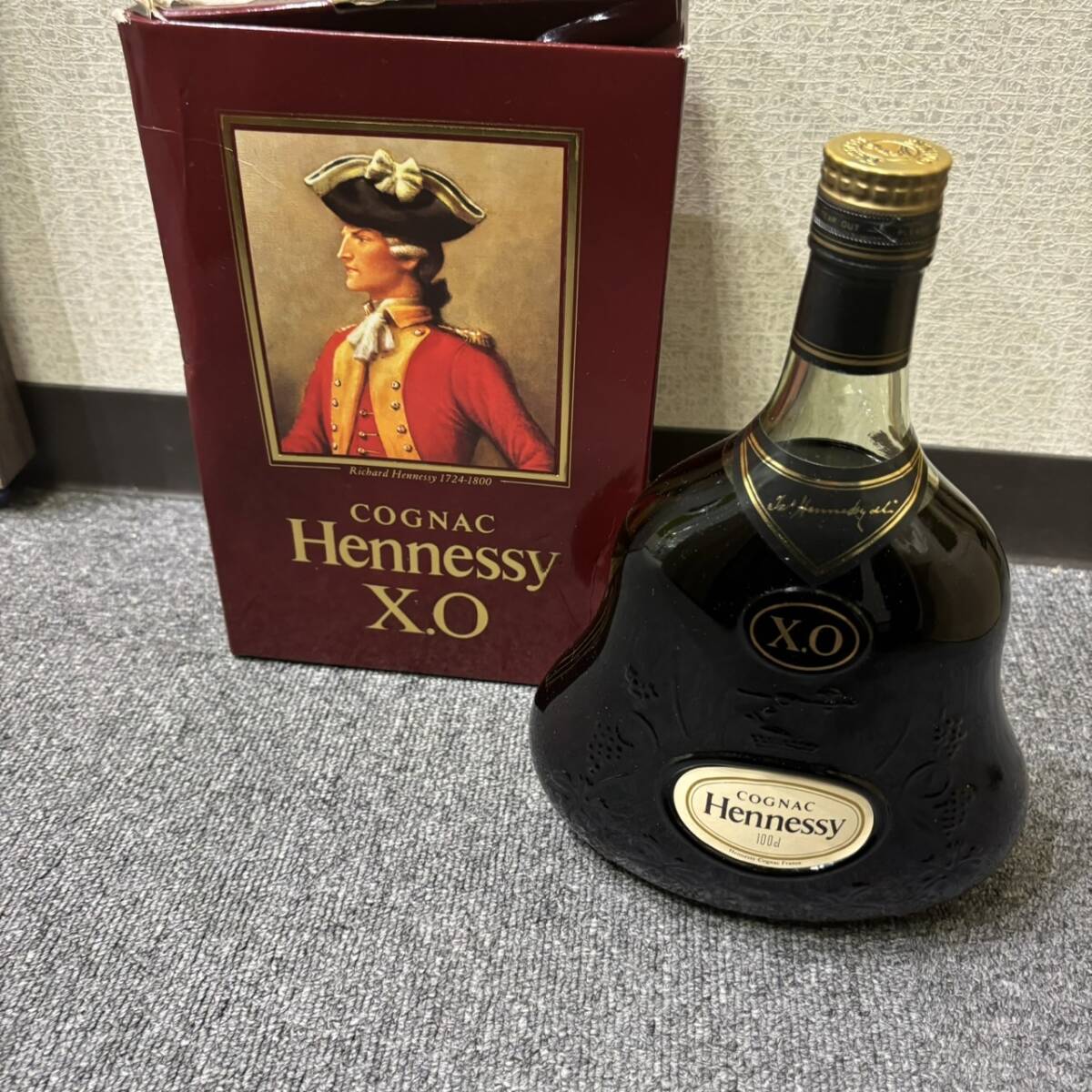 Hennessy X.O. ブランデー 1000ml 箱付き 新品ヘネシーXO 1000ml箱付き