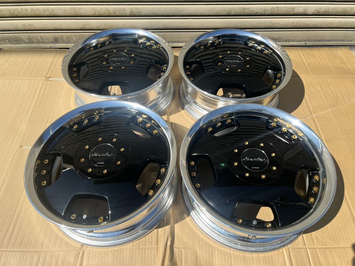 WORK EUROLINE 15インチ 興味深かっ 6.5J PCD100 +38 4本